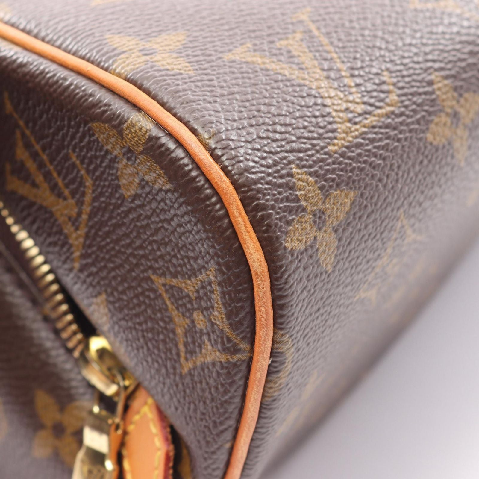 Louis Vuitton Handbag Riviera Mini Monogram Canvas Leather — view 9