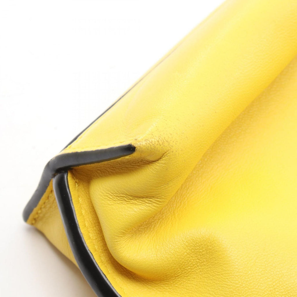 Loewe Shoulder Bag Flamenco Clutch Mini Yellow Leather — view 7