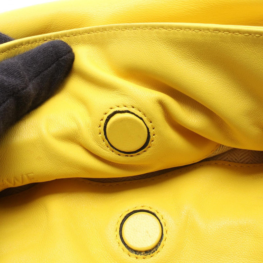 Loewe Shoulder Bag Flamenco Clutch Mini Yellow Leather — view 5