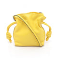 Loewe Shoulder Bag Flamenco Clutch Mini Yellow Leather