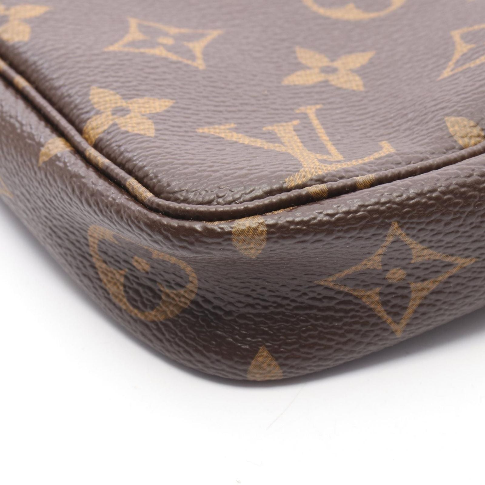 Louis Vuitton Handbag Pochette Monogram Canvas Leather — view 6