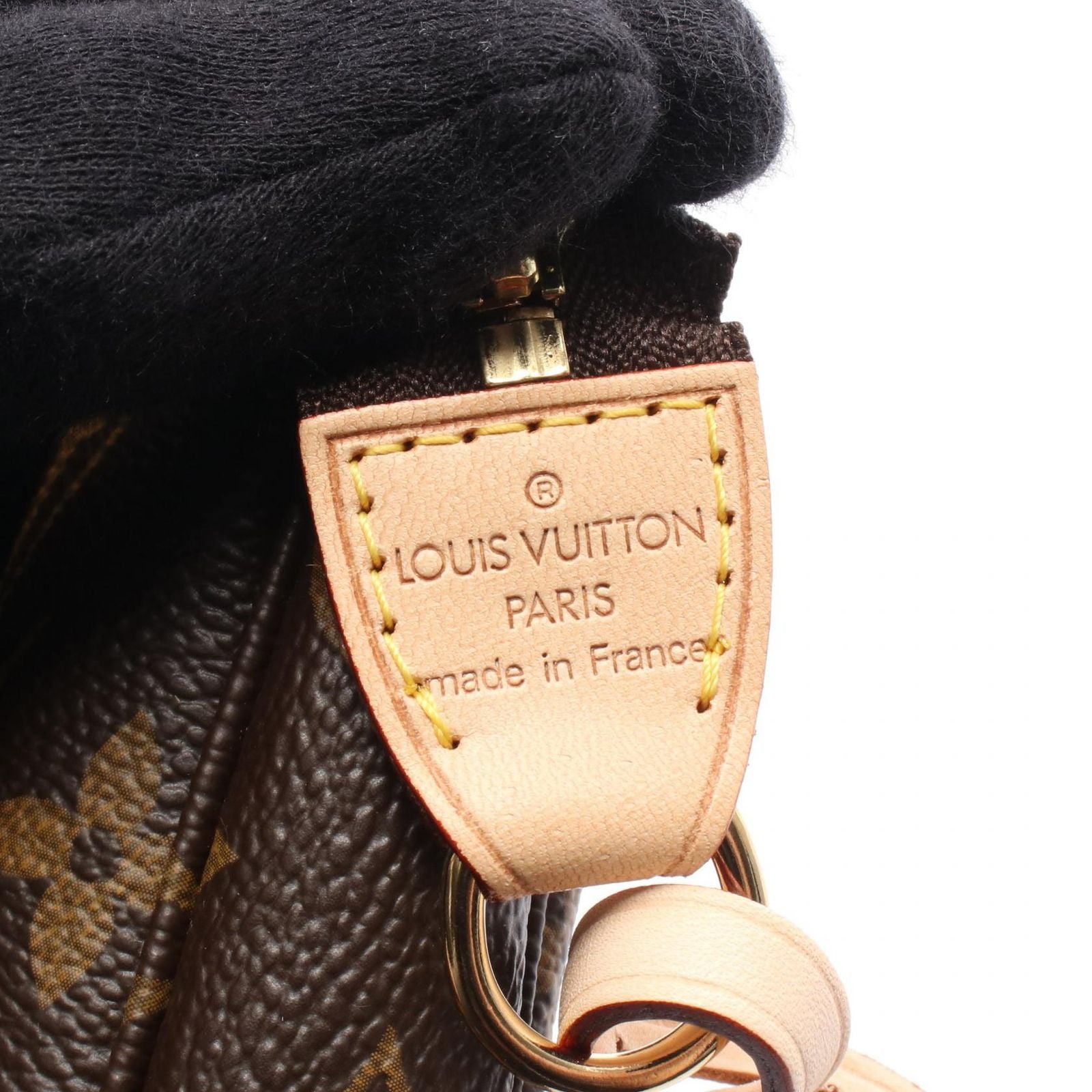 Louis Vuitton Handbag Pochette Monogram Canvas Leather — view 4