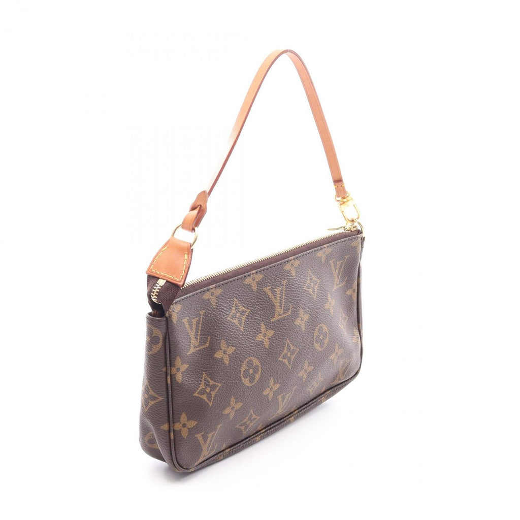 Louis Vuitton Handbag Pochette Monogram Canvas Leather — view 2