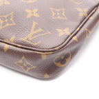 Louis Vuitton Handbag Pochette Monogram Canvas Leather — view 6