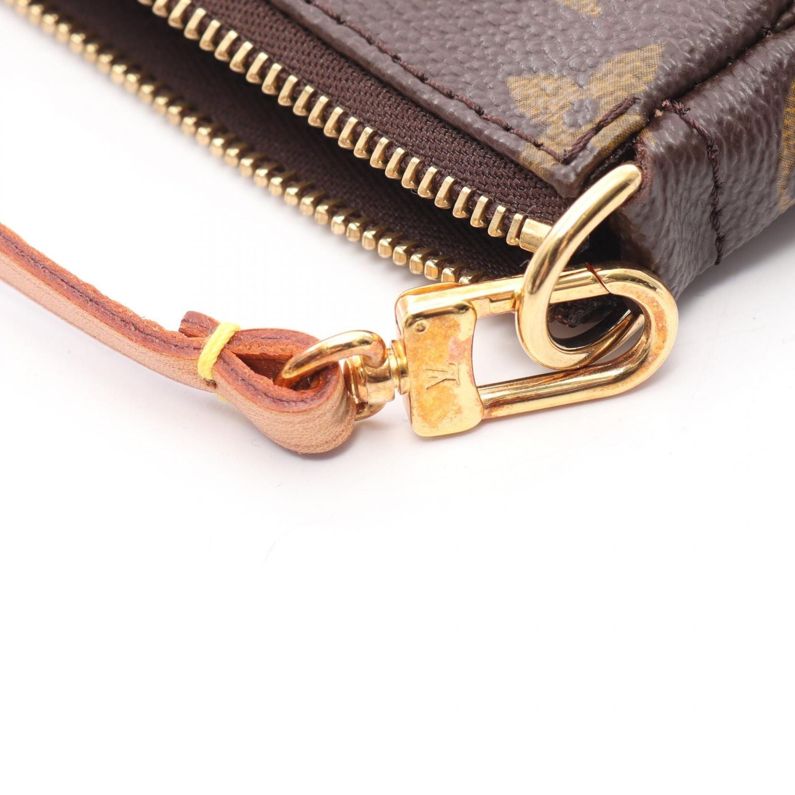 Louis Vuitton Handbag Pochette Monogram Canvas Leather — view 7
