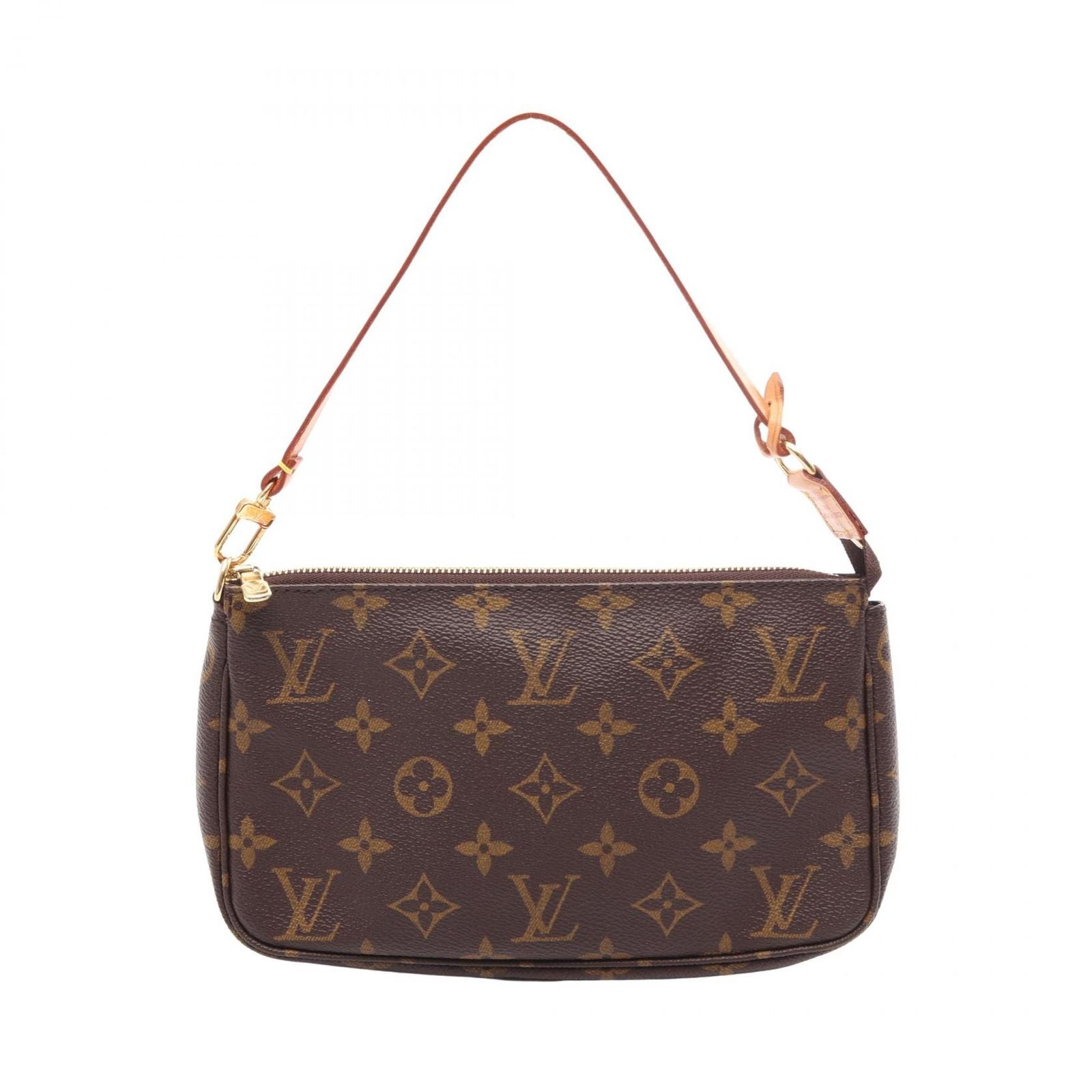 Louis Vuitton Handbag Pochette Monogram Canvas Leather