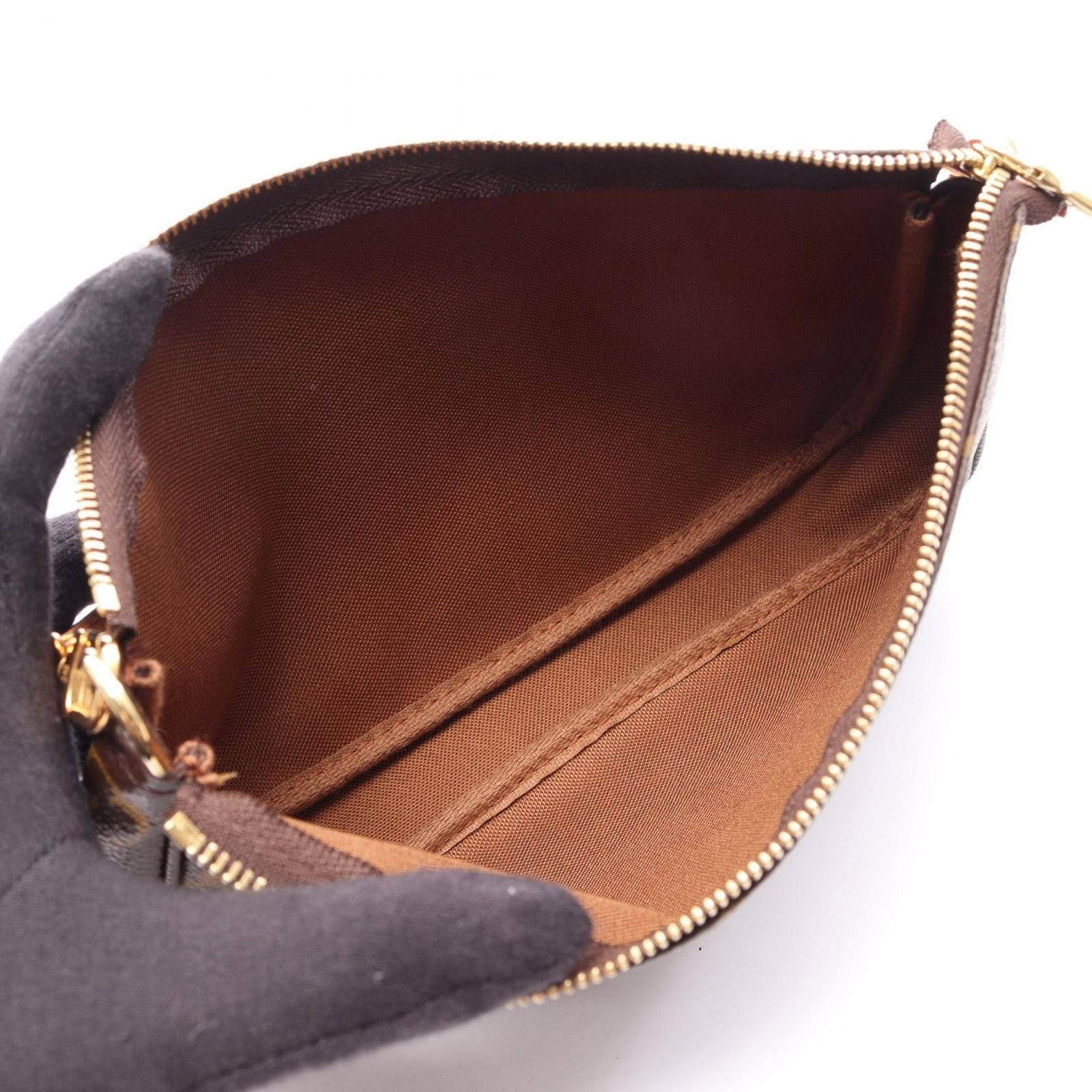 Louis Vuitton Handbag Pochette Monogram Canvas Leather — view 3