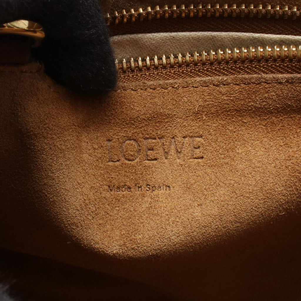 Loewe Tote Gate Top Handle Winered Leather — view 4