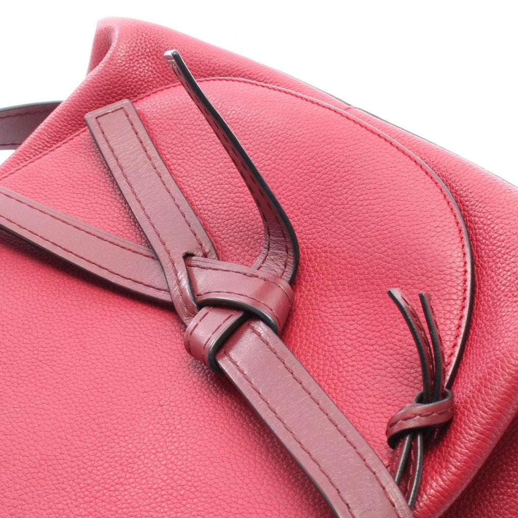 Loewe Tote Gate Top Handle Winered Leather — view 9