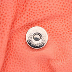 Chanel Shoulder Bag Half Moon CC Logo Coral Orange Calf CC Chain Wallet — view 6