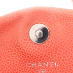 Chanel Shoulder Bag Half Moon CC Logo Coral Orange Calf CC Chain Wallet — view 7