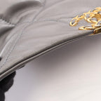 Chanel Shoulder Bag 19 Dizeneuf Quilted 2-Way Gray Leather 19 Chain — view 9