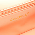 Chanel Shoulder Bag Quilted 2-Way Salmon Pink Lambskin Chain — view 4