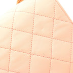 Chanel Shoulder Bag Quilted 2-Way Salmon Pink Lambskin Chain — view 9