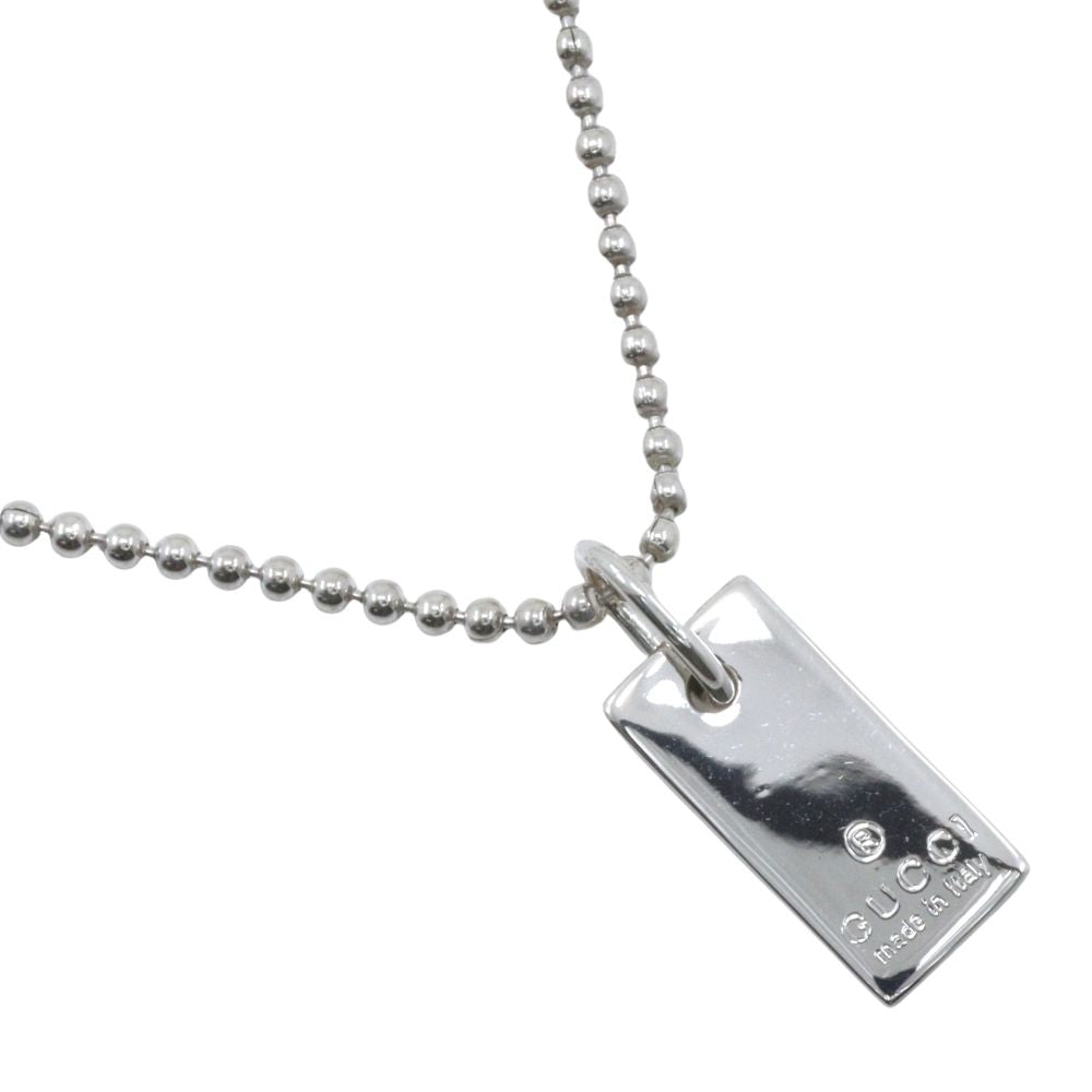 Gucci Ball Chain 925 Sterling Silver Necklace