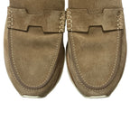 Hermes Moccasins Job Suede Loafers Sneakers 39 Camel — view 7