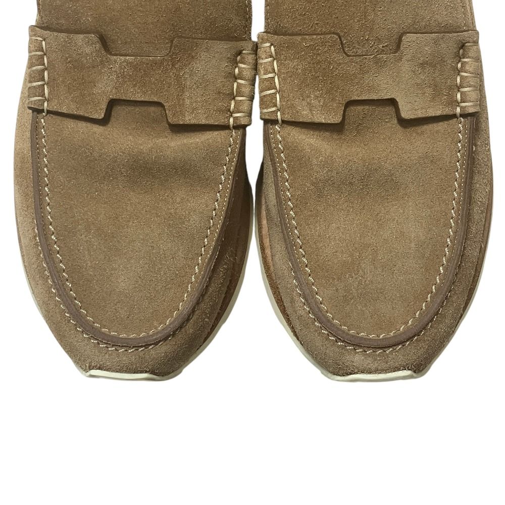Hermes Moccasins Job Suede Loafers Sneakers 39 Camel — view 7