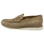 Hermes Moccasins Job Suede Loafers Sneakers 39 Camel — view 2