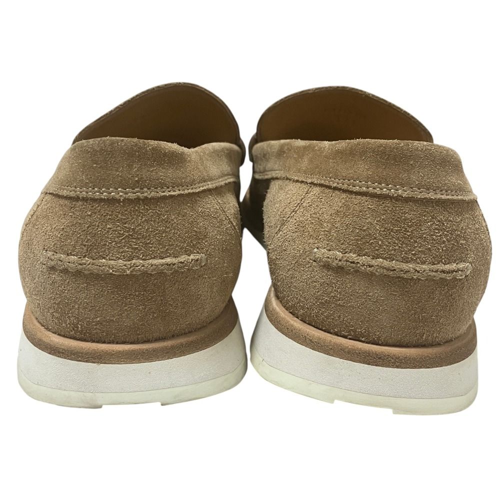 Hermes Moccasins Job Suede Loafers Sneakers 39 Camel — view 4