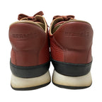 Hermes Logo Leather Quick Sneakers — view 4