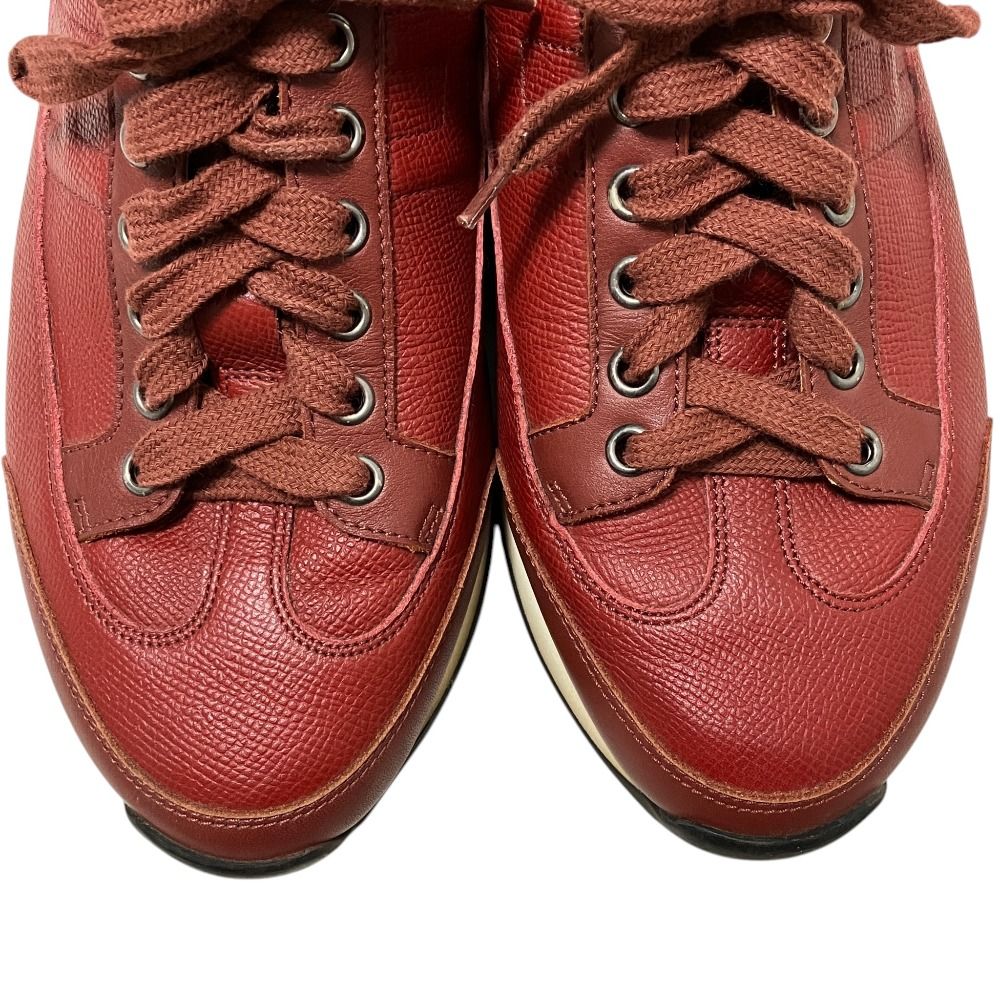 Hermes Logo Leather Quick Sneakers — view 7