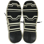 Prada Techno Stretch Fabric Sneakers 39 White Navy — view 5