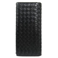 Bottega Veneta Intrecciato Leather Billfold Wallet Bifold Black