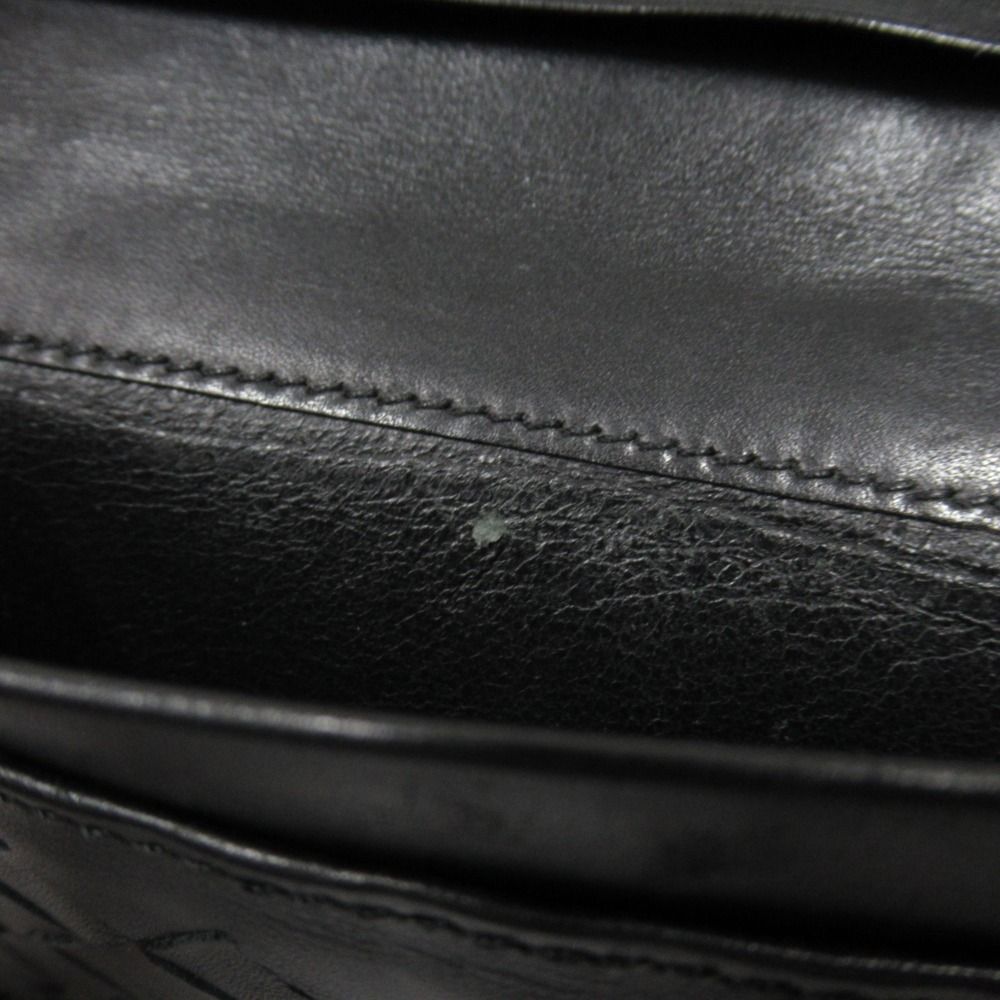 Bottega Veneta Intrecciato Leather Billfold Wallet Bifold Black — view 5