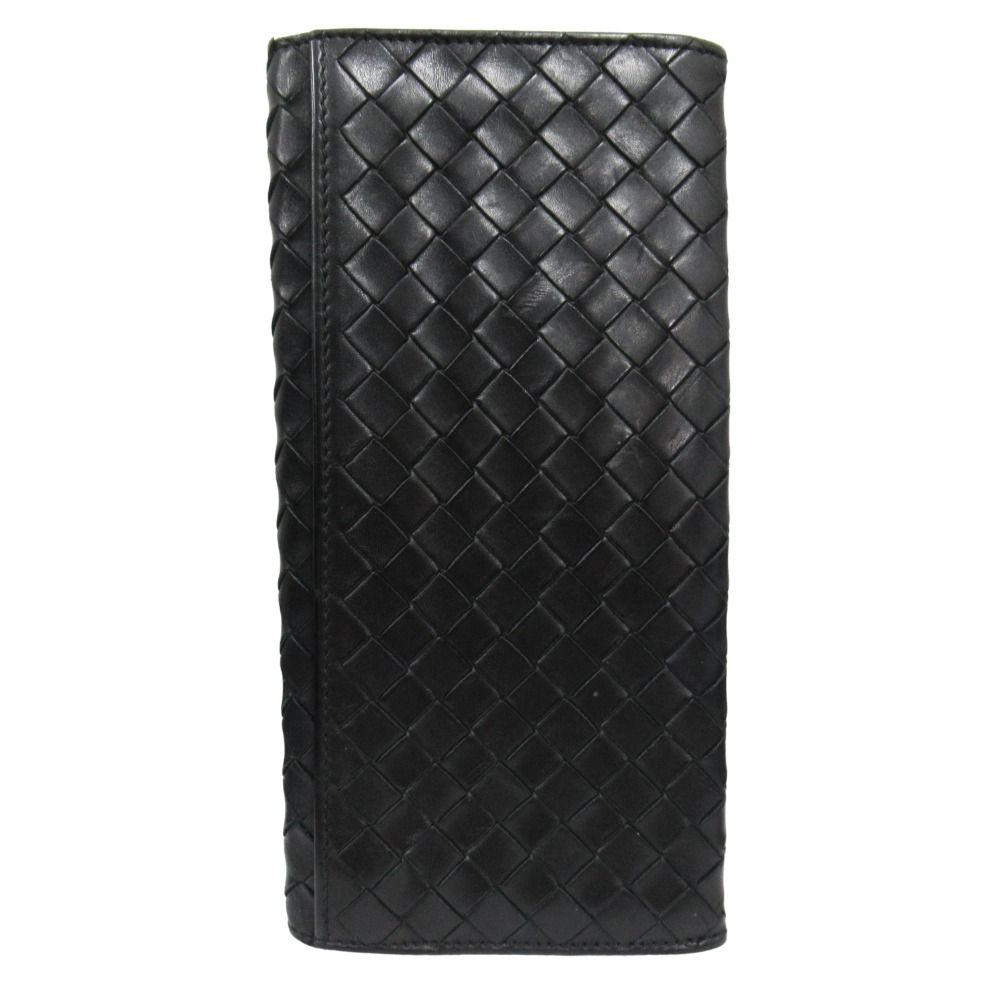 Bottega Veneta Intrecciato Leather Billfold Wallet Bifold Black — view 2