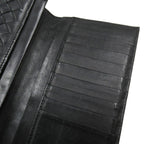 Bottega Veneta Intrecciato Leather Billfold Wallet Bifold Black — view 4