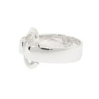 Hermes Polished Deux Anneaux Ring Vintage 52 Silver — view 2