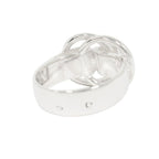 Hermes Polished Deux Anneaux Ring Vintage 52 Silver — view 3