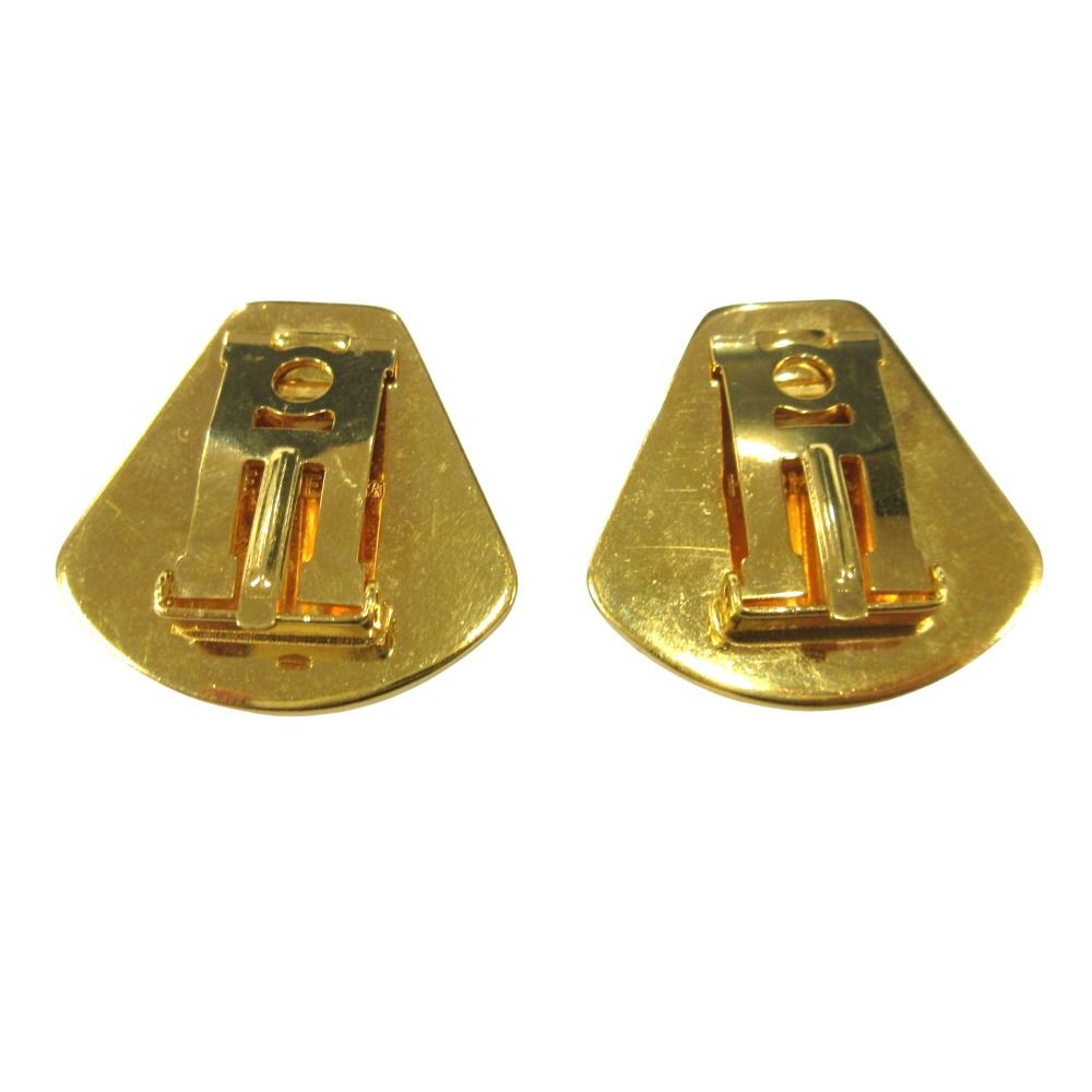 Hermes Enamel Rabbit Earrings Cloisonne Vintage Red Gold — view 3