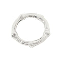 Tiffany & Co Polished Bamboo Ring Vintage Silver