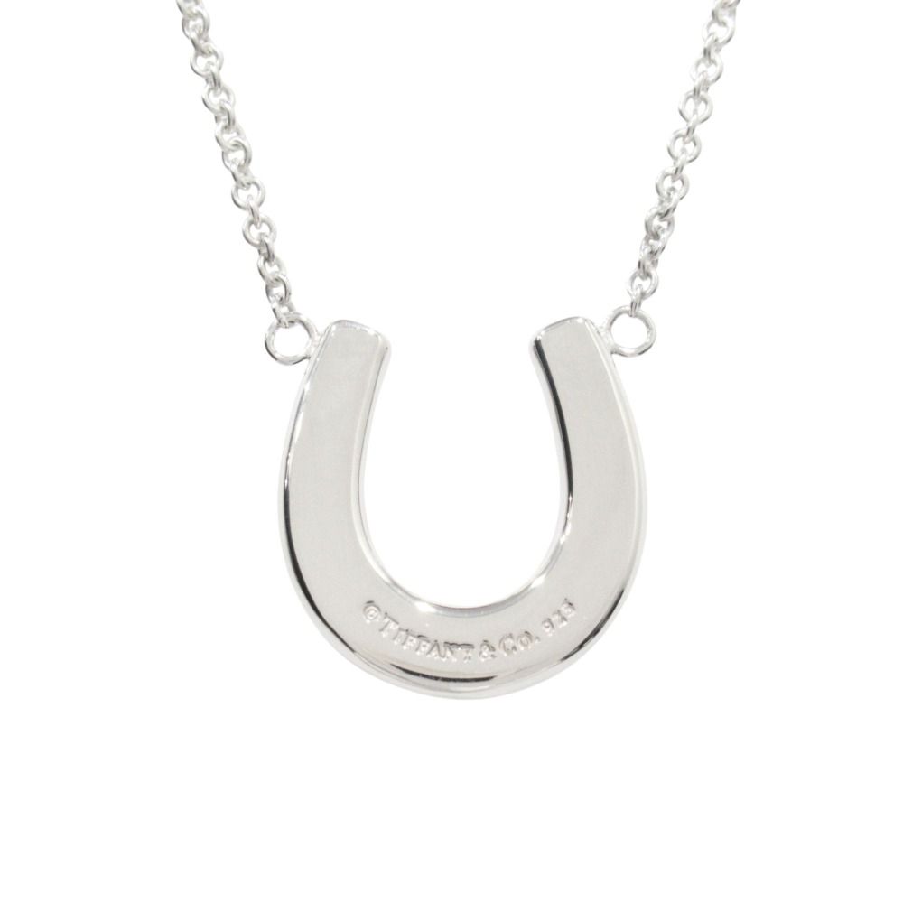 Tiffany & Co Polished Horse Shoe Necklace Silver — view 2
