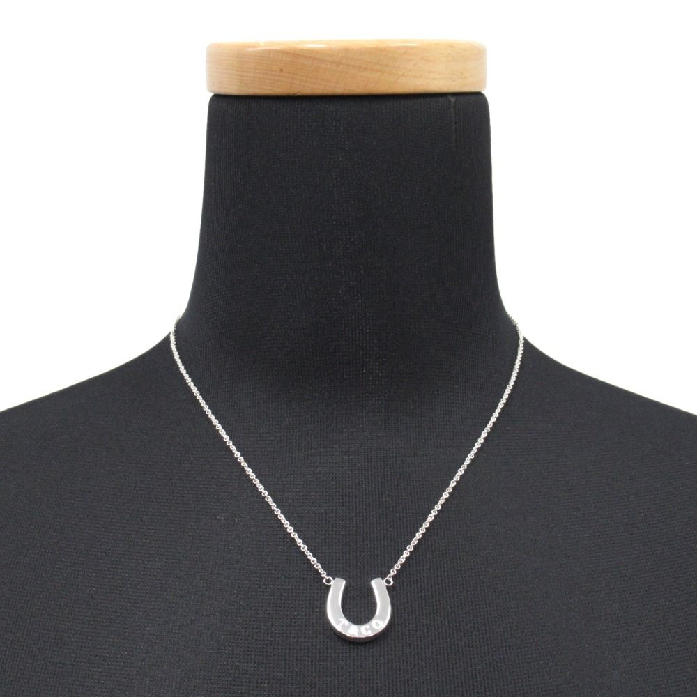 Tiffany & Co Polished Horse Shoe Necklace Silver — view 4