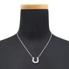 Tiffany & Co Polished Horse Shoe Necklace Silver — view 4