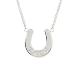 Tiffany & Co Polished Horse Shoe Necklace Silver
