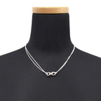 Tiffany & Co Polished Infinity Necklace Silver — view 3