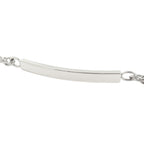 Tiffany & Co Polished ID Plate Chain Bracelet Silver — view 2