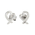 Tiffany & Co Polished Loving Earrings Silver
