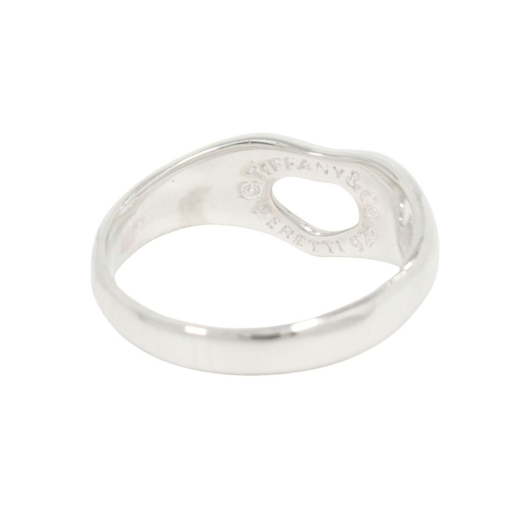 Tiffany & Co Polished Open Heart Ring Silver — view 3