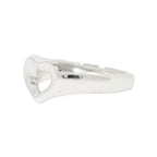 Tiffany & Co Polished Open Heart Ring Silver — view 2