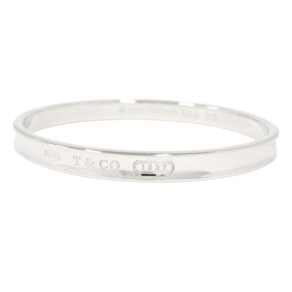 Tiffany & Co Polished Narrow Bangle Bracelet Vintage Silver