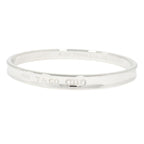 Tiffany & Co Polished Narrow Bangle Bracelet Vintage Silver