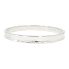 Tiffany & Co Polished Narrow Bangle Bracelet Vintage Silver — view 2