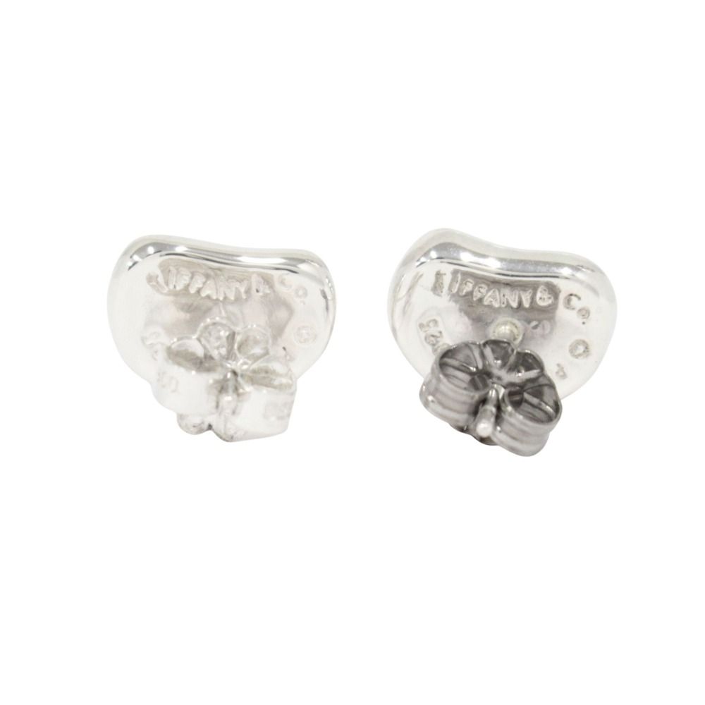 Tiffany & Co Polished Bean Earrings Silver — view 3