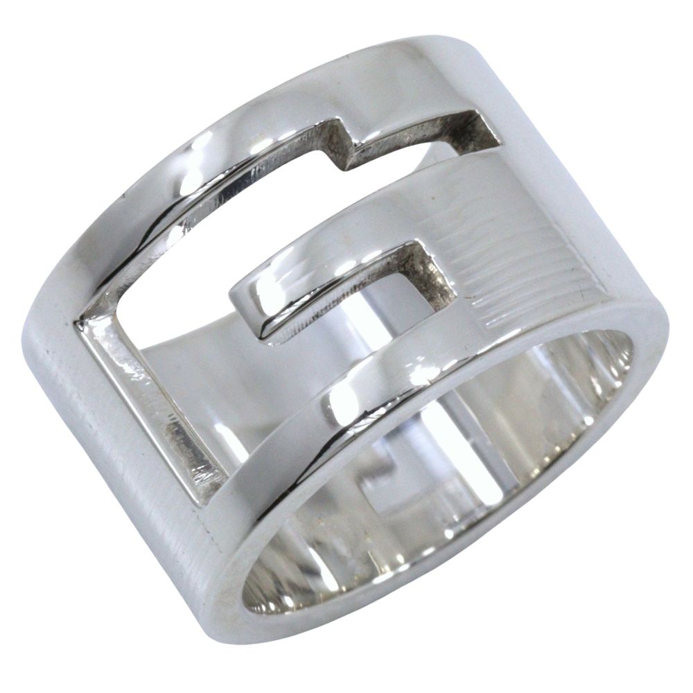 Gucci Logo 925 Sterling Silver Ring