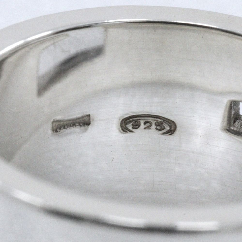 Gucci Logo 925 Sterling Silver Ring — view 7