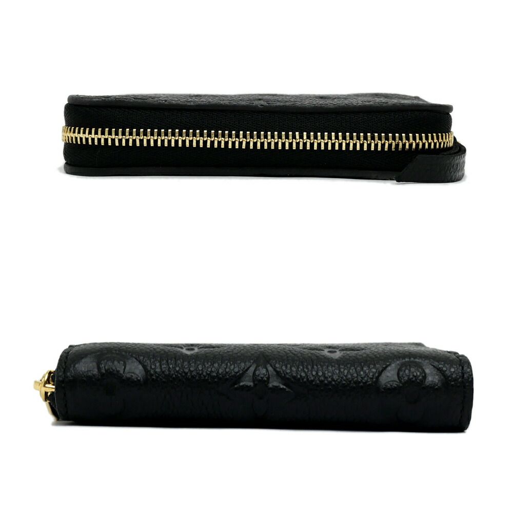 Louis Vuitton Zippy Coin Purse Black Monogram Empreinte Wallet Case — view 4